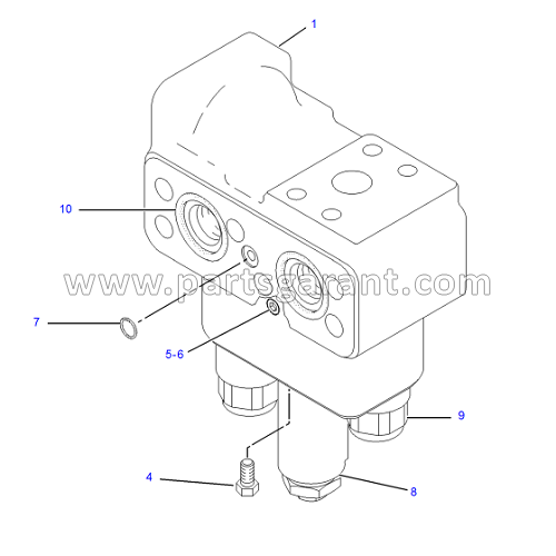 Caterpillar 325D Swing Valve