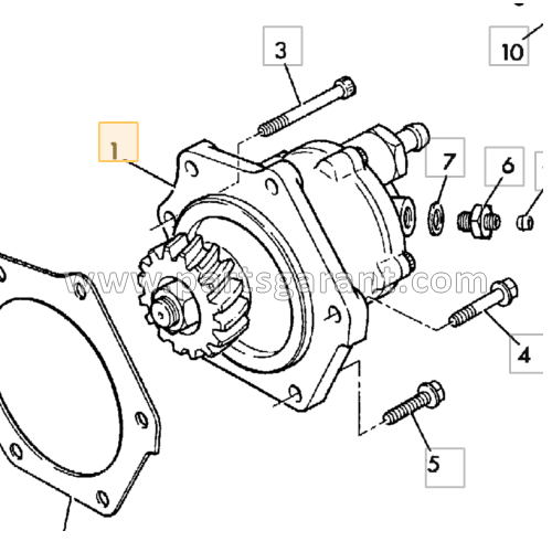 Vacuum pump JCB 4CX