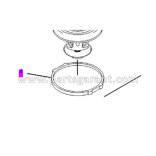 Thermostat ring Caterpillar 432D