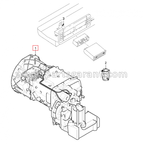 Daf XF105 gearbox