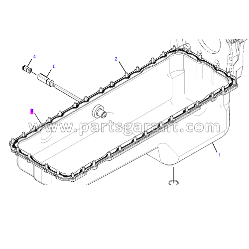 Pan gasket Caterpillar 325D