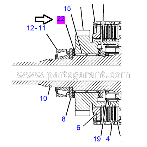 Bearing Caterpillar 434E