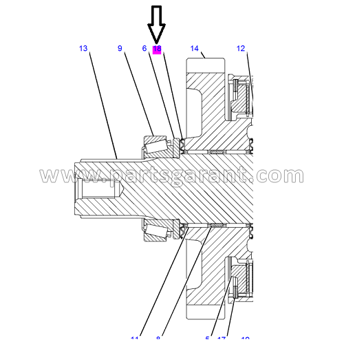 Bearing Caterpillar 434E