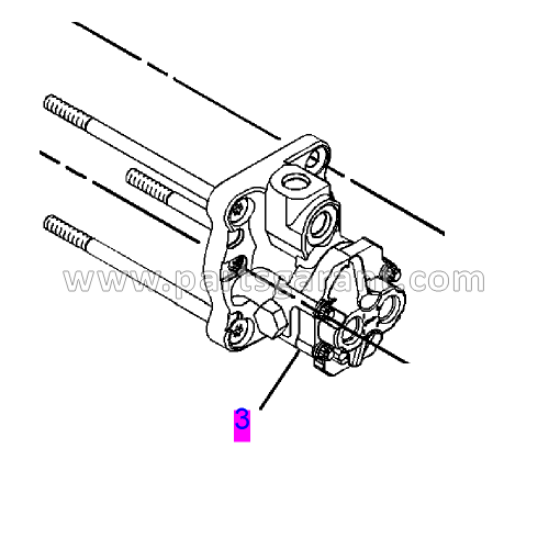 Fuel injection pump Caterpillar 325D