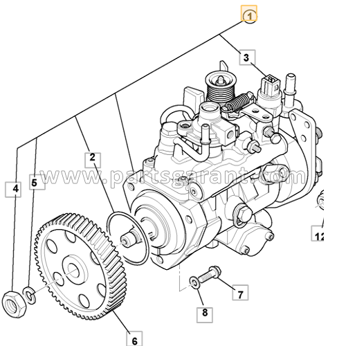 High Pressure Fuel Pump (92BHP) JCB 4CX