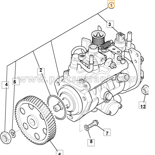 High Pressure Fuel Pump (100BHP) JCB 4CX