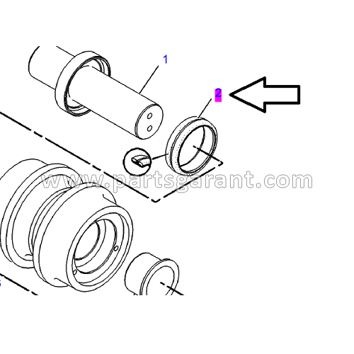 Roller seal Caterpillar 325D