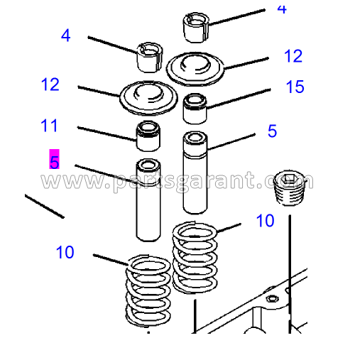 Caterpillar 428 E Valve Guide