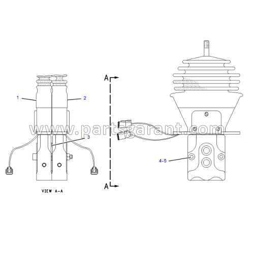 Caterpillar 432D Stabilizer Control Valve Assembly