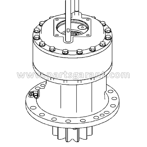 Caterpillar 325D platform swing gear