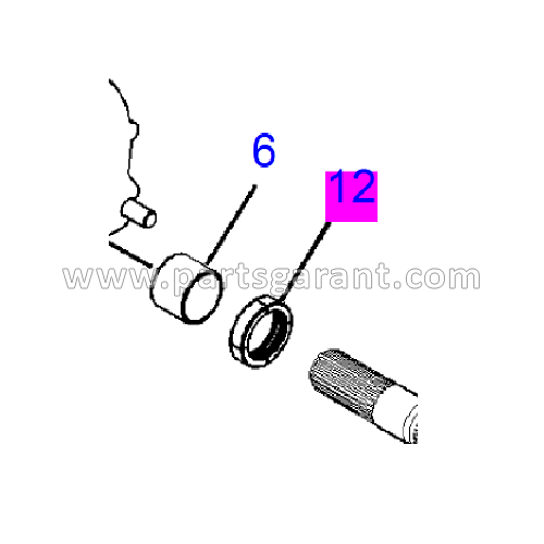 Axle shaft seal Caterpillar 434E