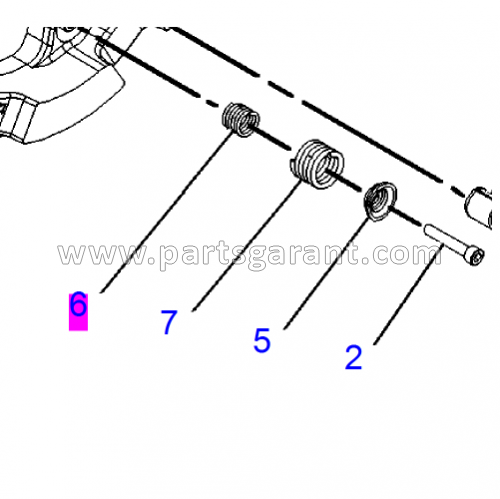 Caterpillar 434E Inner Spring