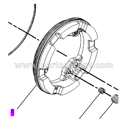 Caterpillar 428 E brake piston