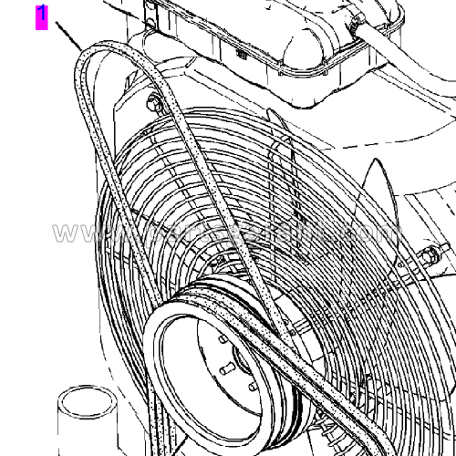 Air Conditioner Belt (Type 2) Caterpillar 434E