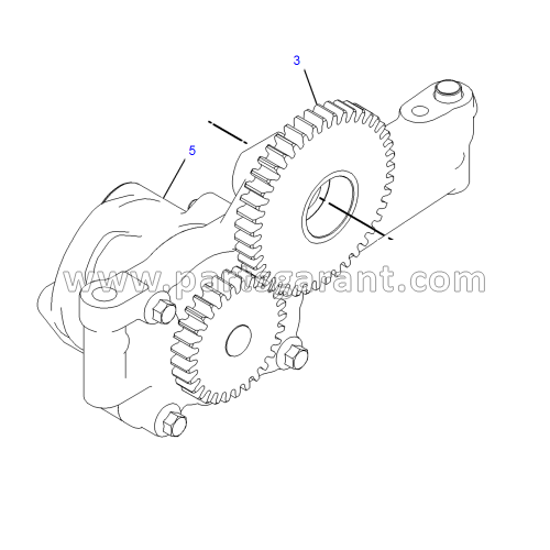 Caterpillar 325D Oil Pump