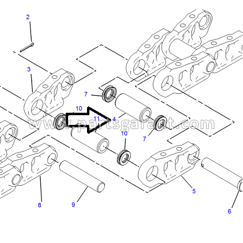 Caterpillar 325D Track Bushing 2