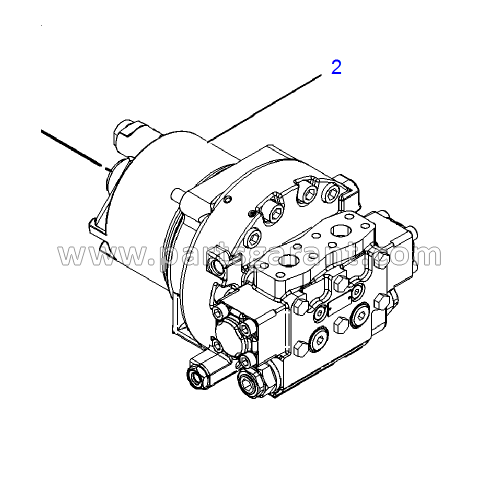 Hydraulic motor assembly Caterpillar 325D