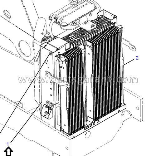 Radiator Caterpillar 428 E