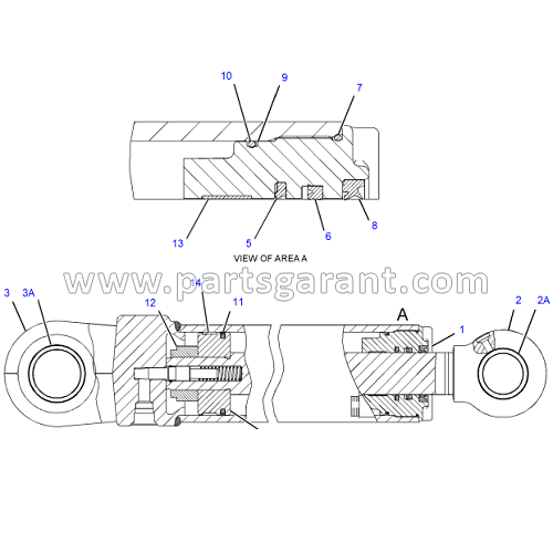 Caterpillar 428 E boom cylinder