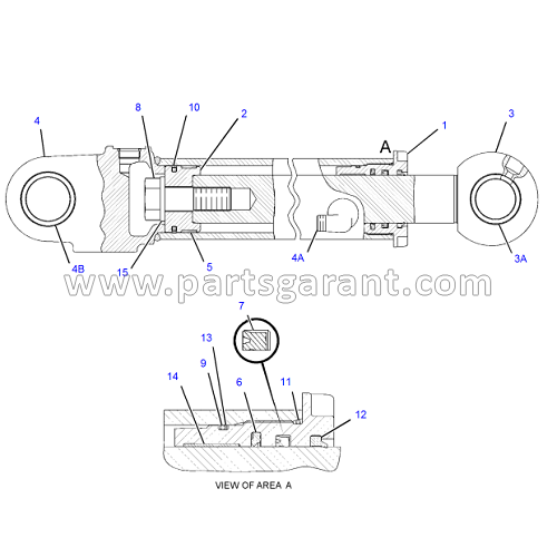 Caterpillar 428 E Bucket Cylinder