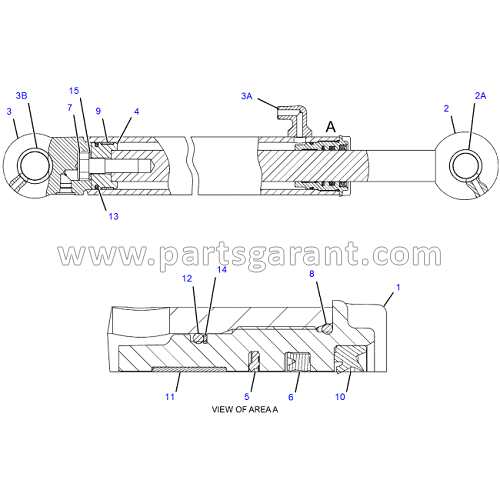 Caterpillar 434E Loader Cylinder