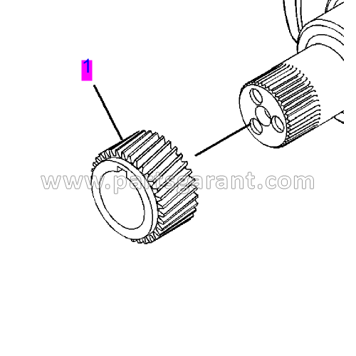 Caterpillar 434E Crankshaft Gear