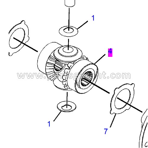 Differential Caterpillar 428 E