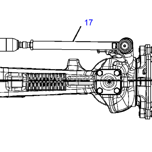 Tie Rod Caterpillar 428 E