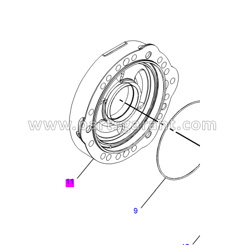 Caterpillar 434E Brake Cylinder