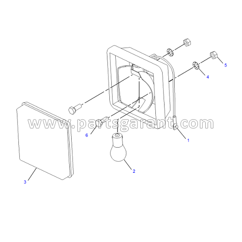 Rear light Caterpillar 428 E