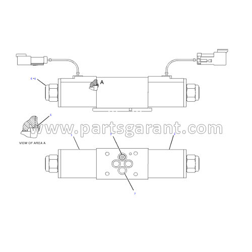 Caterpillar 432D Transmission Control Valve