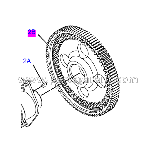 Camshaft Gear (100 teeth) Caterpillar 325D