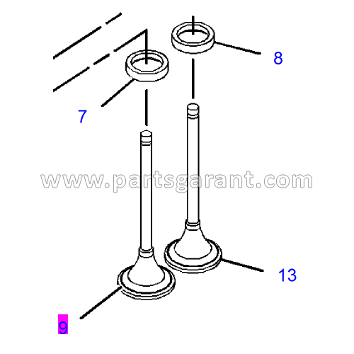 Caterpillar 428 E Inlet Valve