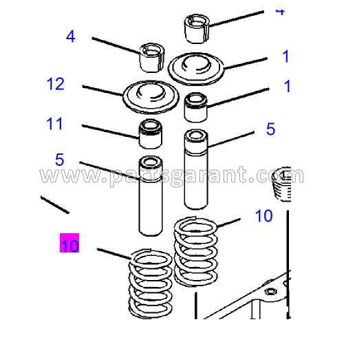 Caterpillar 428 E Valve Spring