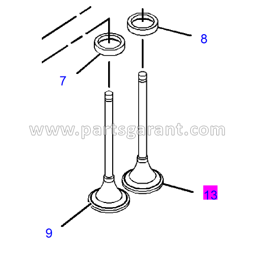 Caterpillar 428 E Exhaust Valve