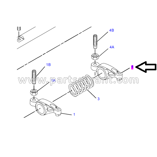 Rocker arm Caterpillar 428 E