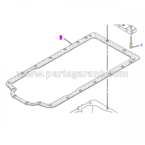 Pan gasket Caterpillar 428 E