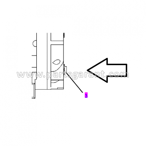 Caterpillar 434E Air Conditioner Safety Valve