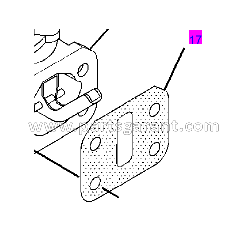 Caterpillar 432D Fuel Pump Gasket