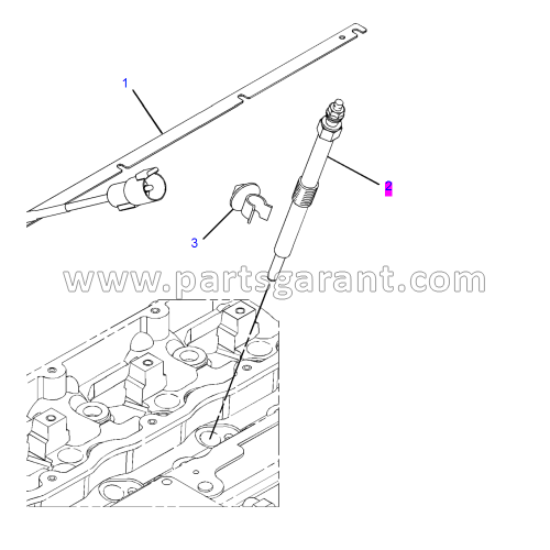 Glow plug Caterpillar 428 E