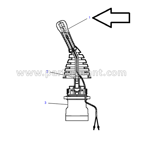 Joystick right Caterpillar 325D