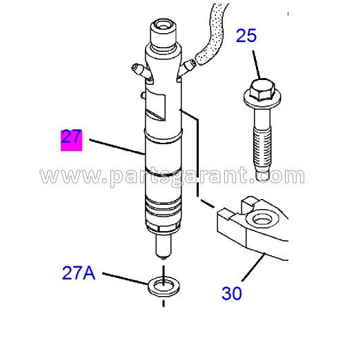 Caterpillar 428 E fuel injector