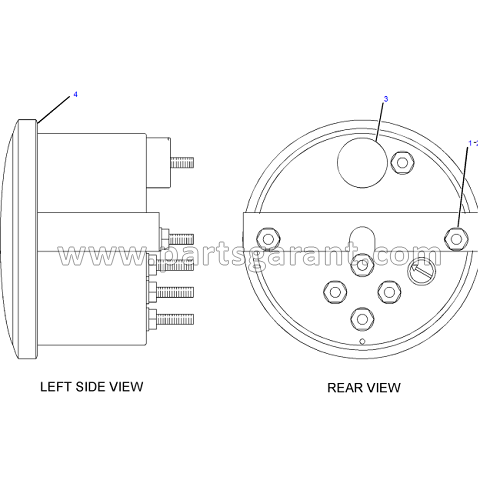 Tachometer Caterpillar 428 E