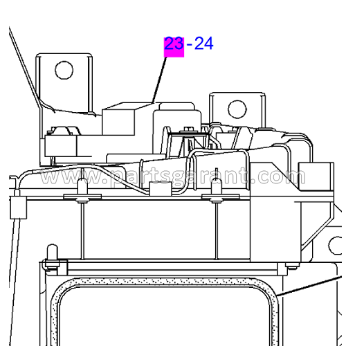 Interior fan assembly Caterpillar 325D