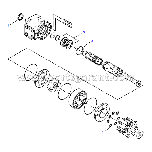 Power steering pump Caterpillar 428 E