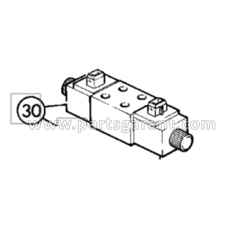 Solenoid valve (Synchro Shuttle) JCB 3CX