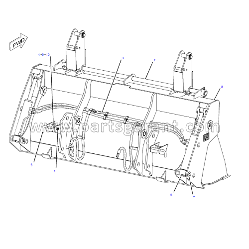 Front shovel (multifunctional) Caterpillar 428 E