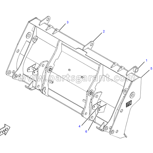 Front shovel (bulldozer) Caterpillar 428 E