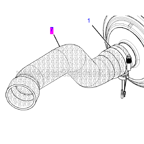 Air filter pipe 1 Caterpillar 325D