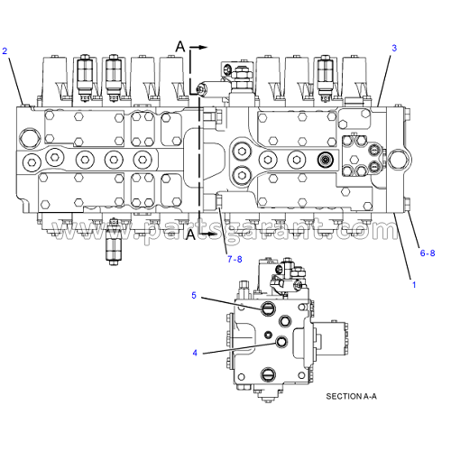 Caterpillar 325D Main Control Valve